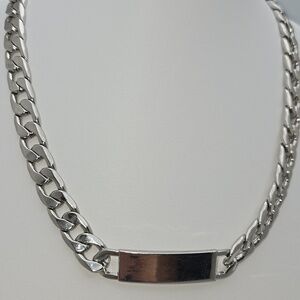 ✨2/$10✨ Silver Cuban Link Chain 19''